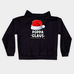 Poppa Claus Christmas Santa Family Matching Pajama Kids Hoodie